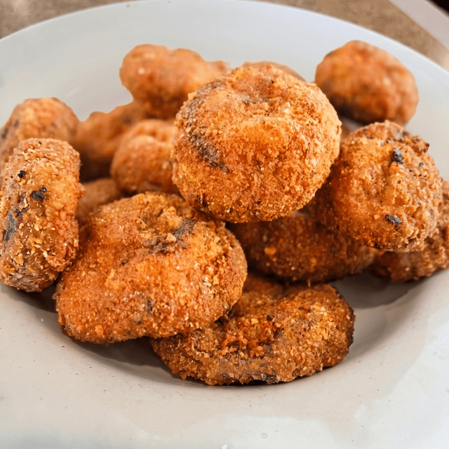 Breaded Mushrooms.