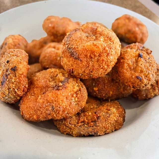 Breaded Mushrooms.