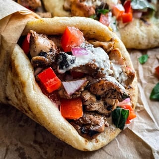 3 Skewer Kebab Sandwich